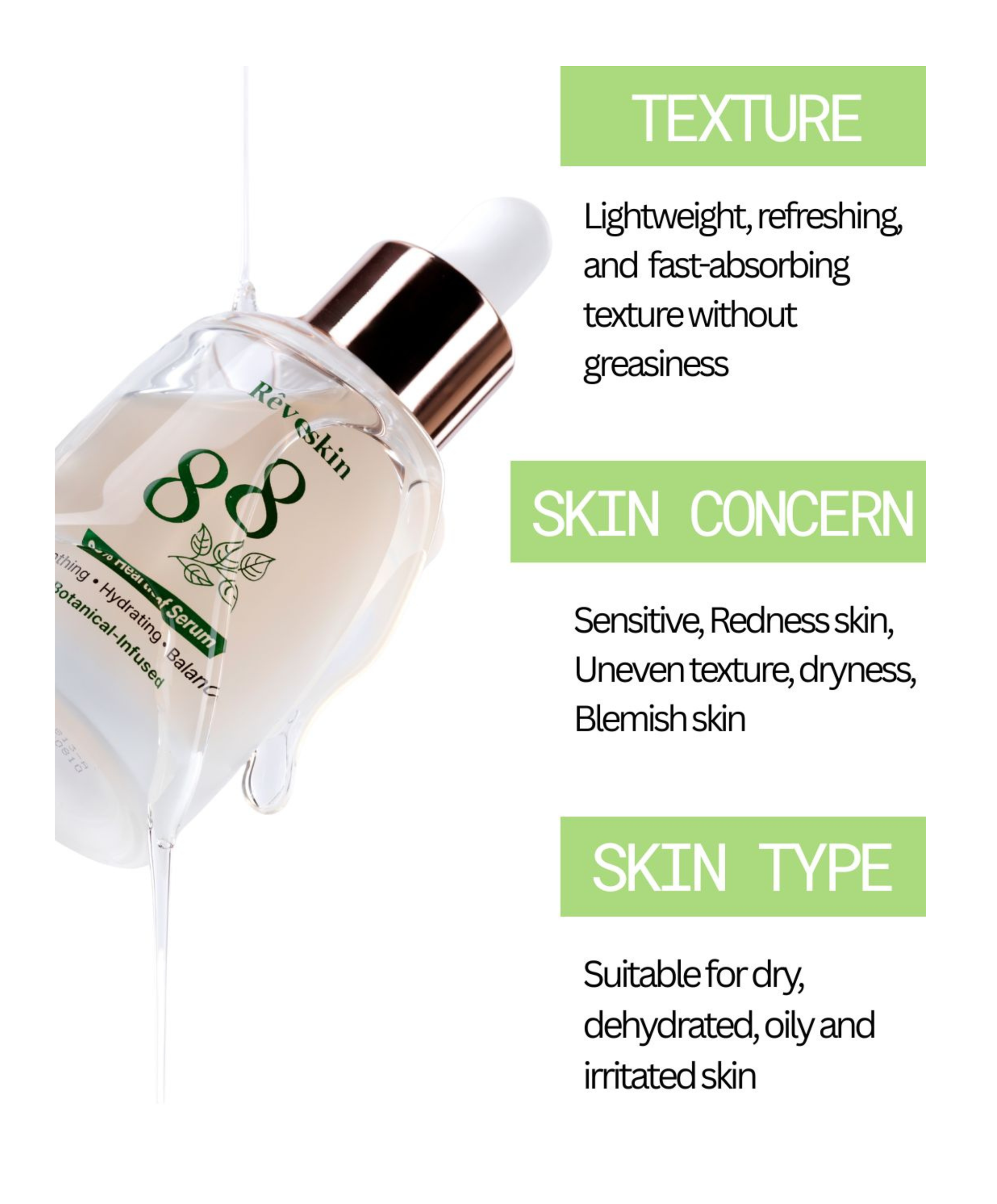 Rêveskin Heartleaf 88 Glow Serum
